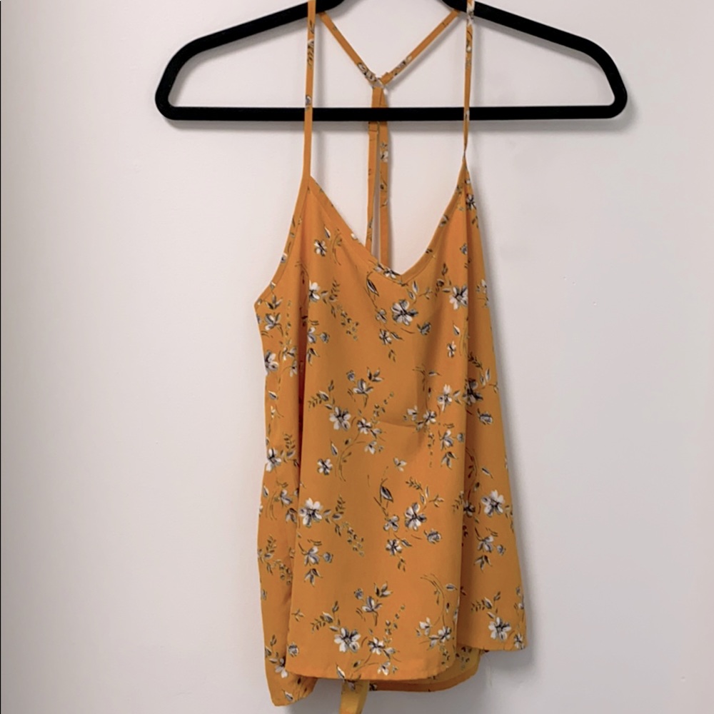 Low cut back tank top
